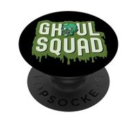 Lindo Zombi de Ghoul Squad Halloween Crew PopSockets PopGrip Adhesivo