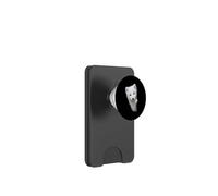 Lindo Zorro Blanco Mirando Ojos Verdes Nieve Fox PopSockets PopWallet para MagSafe