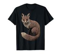 Lindo Zorro con piñas rústico otoño Animal estética otoño Camiseta