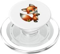 Lindo Zorro Mirando Adorable Animal PopSockets PopGrip para MagSafe