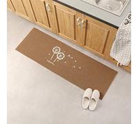 Lindong - Felpudo para puerta (antideslizante), varios diseños a elegir, polipropileno, Diente de león., 40 x 120 cm