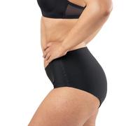Lindor Lady - Bragas para Menstruación y Pérdidas de Orina Lavable, Ropa Interior Menstrual, Tamaño M, Absorbencia de 4 tampones, Lavable a 60° C, Sin biocidas, Oeko-Tex, Apto para Secadora, Negro