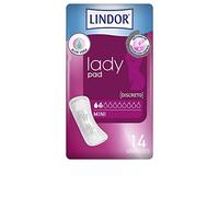 Lindor Lady Compresas Mini 2 Gotas Incontinencia 14 uds