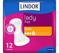 Lindor Lady Pad Compresas Extra 12 uds