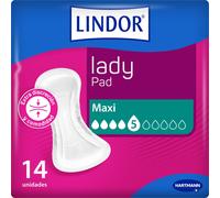 Lindor Lady Pad Compresas Maxi 14 uds