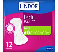 Lindor Lady Pad Compresas Mini 12uds