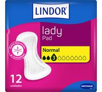 Lindor Lady Pad Compresas Normales 12uds