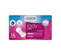 Lindor Lady Pad Extra 4 Gotas 14 Unidades