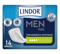 Lindor Men Pad Extra 14 Unidades - Incontinencia Masculina Leve