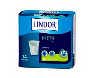 Lindor Men Pad Normal 14 Unidades - Incontinencia Masculina Muy Leve