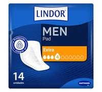 Lindor MEN Protectores Extra Incontinencia Hombres 4 Gotas 14 uds