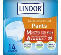 Lindor Pañal Braga Adulto Talla M 14 unidades