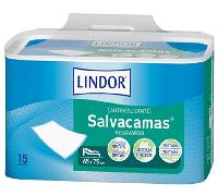 Lindor Salvacamas 65x75cm Empapadores, Protector de Superficies 15 uds