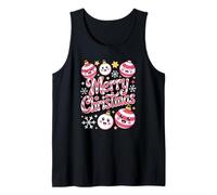 Lindos Adornos de Navidad Feliz Navidad Camiseta sin Mangas