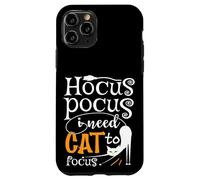Lindos amantes de los gatos de Halloween - Humor Hocus Pocus Cat Mom & Dad Carcasa para iPhone 11 Pro