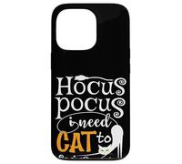 Lindos amantes de los gatos de Halloween - Humor Hocus Pocus Cat Mom & Dad Carcasa para iPhone 13 Pro