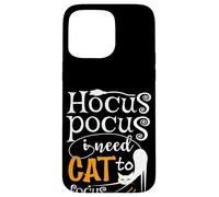 Lindos amantes de los gatos de Halloween - Humor Hocus Pocus Cat Mom & Dad Carcasa para iPhone 15 Pro Max
