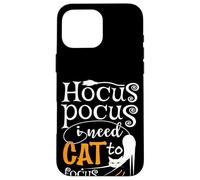 Lindos amantes de los gatos de Halloween - Humor Hocus Pocus Cat Mom & Dad Carcasa para iPhone 16 Pro Max