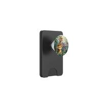 Lindos Animales de la Selva Jirafa Elefante León PopSockets PopWallet para MagSafe