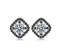 Lindos aretes de Compromiso para Mujer joyería 925 Brincos