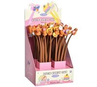 Lindos bolígrafos para niñas - Capybara Shaking Cartoon Pens | Lápices de 0.5 mm, juguete antiestrés para estudiantes tomar notas, trabajo, escuela, profesor, diario, estudio en casa