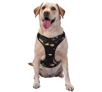 Lindos búhos Marrones de Dibujos Animados,Arnés para Mascotas, arnés Reflectante Ajustable para Perros,XL