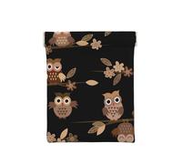 Lindos búhos Marrones de Dibujos Animados, Squeeze Top Wallet Bolsa de Almacenamiento para Mujer Monedero pequeño Bolsa de Cambio