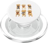 Lindos Cachorros de Labrador de Acuarela con diseño Acogedor de Bufandas PopSockets PopGrip para MagSafe