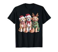 Lindos Cachorros navideños de Invierno para Perros Camiseta