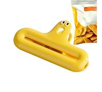 Lindos clips para alimentos - Mini sellador de bocadillos para el hogar, divertidos agarres de expresión | Clips de cocina para conservar la frescura con orificio, resorte elástico incorporado,
