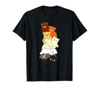 Lindos colores de la bandera del orgullo del oso gay para cachorros de oso gay Camiseta