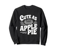 Lindos como los Amantes de los postres Dulces de Pastel de Manzana Sudadera