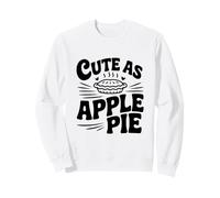 Lindos como los Amantes de los postres Dulces de Pastel de Manzana Sudadera