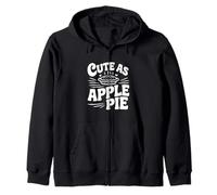 Lindos como los Amantes de los postres Dulces de Pastel de Manzana Sudadera con Capucha