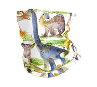 Lindos Dinosaurios, Dragones, Animales De Dibujos Animados Cuello Bufanda Protección Solar Bufanda Facial Unisexo Pasamontañas para Hombre Correr Mujer 25X50Cm