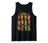Lindos Dioses y diosas de la mitología Griega Antigua Chibi Camiseta sin Mangas