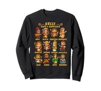 Lindos Dioses y diosas de la mitología Griega Antigua Chibi Sudadera