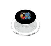 Lindos diseños de Aprendizaje de Suministros Escolares Felices PopSockets PopGrip para MagSafe