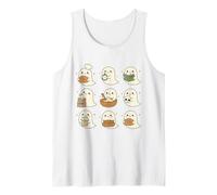 Lindos Fantasmas cocinando Pan de Masa Madre ama de casa Hornear Panadero Camiseta sin Mangas