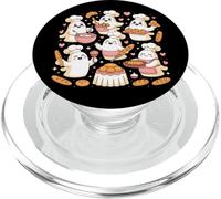 Lindos Fantasmas cocinando Pan de Masa Madre ama de casa Hornear Panadero PopSockets PopGrip para MagSafe