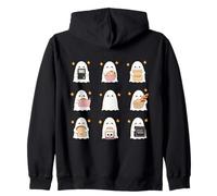 Lindos Fantasmas cocinando Pan de Masa Madre ama de casa Hornear Panadero Sudadera con Capucha
