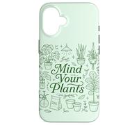 Lindos garabatos, Amante de los jardineros, cuida Tus Plantas Carcasa para iPhone 16