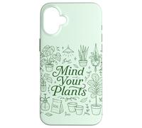 Lindos garabatos, Amante de los jardineros, cuida Tus Plantas Carcasa para iPhone 16 Plus