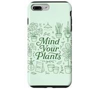 Lindos garabatos, Amante de los jardineros, cuida Tus Plantas Carcasa para iPhone 7 Plus/8 Plus