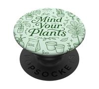 Lindos garabatos, Amante de los jardineros, cuida Tus Plantas PopSockets PopGrip Adhesivo