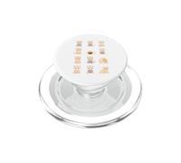 Lindos Gatos meditadores Kawaii Zen Feline Design PopSockets PopGrip para MagSafe