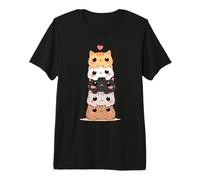 Lindos Gatos, niños y Gatitos, Amante de los Gatos | Anime y Kawaii, Gato Camiseta Premium
