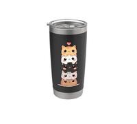 Lindos gatos, niños y gatitos, Amante de los gatos | Anime y Kawaii, Gato Vaso térmico de acero inoxidable de doble pared