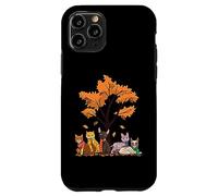 Lindos Gatos Otoño Temporada Otoño Hoja De Arce Am Carcasa para iPhone 11 Pro