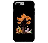 Lindos Gatos Otoño Temporada Otoño Hoja De Arce Am Carcasa para iPhone 7 Plus/8 Plus